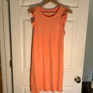 Ruffled shoulder tank top Dress